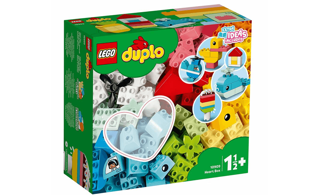 Конструктор «Коробка-серце» від бренду «LEGO Duplo» — цікавий і захопливий подарунок для малюка.