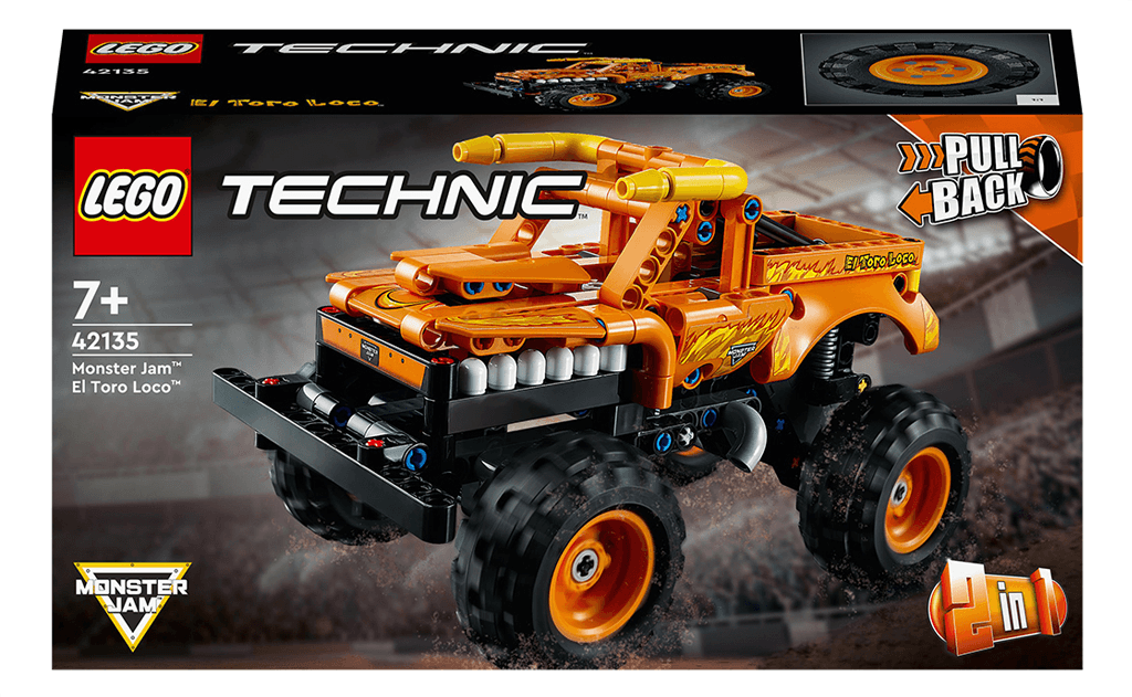 З конструктором LEGO 42135 Technic Monster Jam El Toro Loco дитина буде не тільки весело проводити час, а й ефективно розвиватися. Адже над цим набором розробники добре попрацювали.