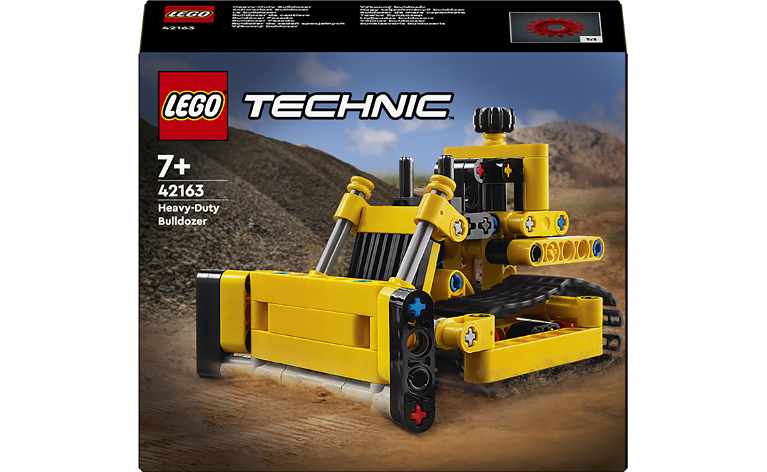 Не витрачайте час даремно! На будмайданчику тонни роботи, але у вашому розпорядженні могутній бульдозер LEGO Technic.