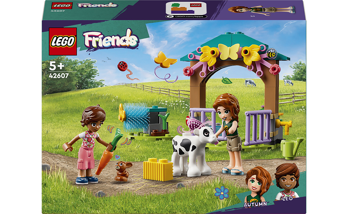 Захоплюйтесь творчою грою разом з ігровим набором LEGO Friends Хлів для телят Отом (42607) для дітей від 5 років.