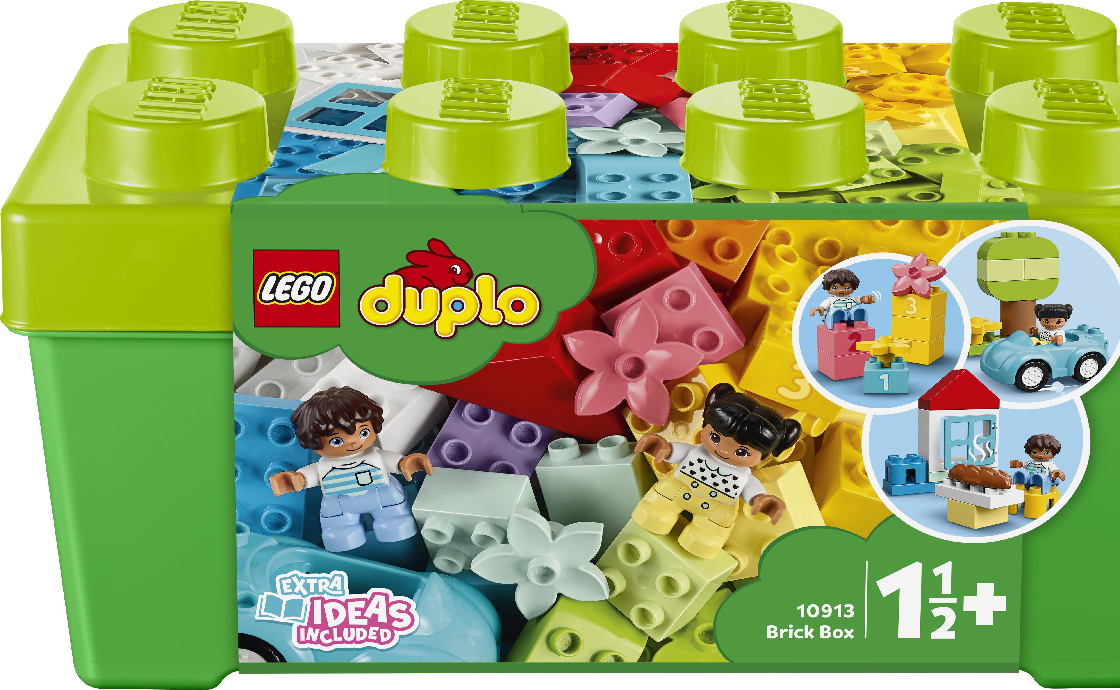 Конструктор LEGO Duplo 10913 Коробка з кубиками відкриває для вашої дитини безліч ідей для творчості.