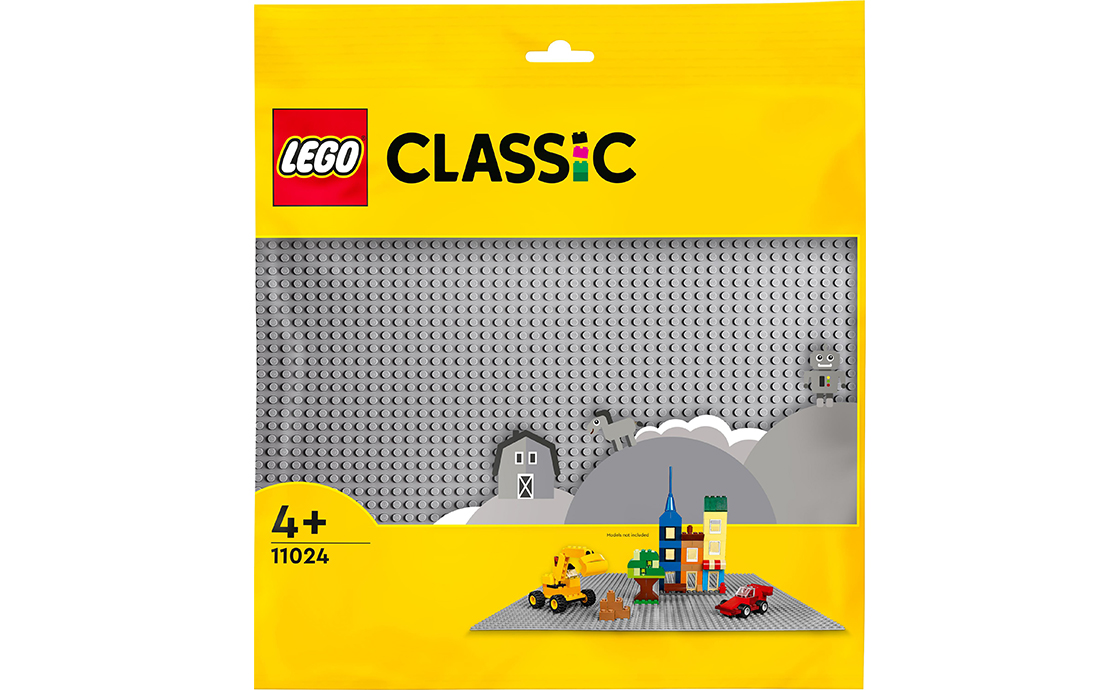 Вулична дорога, середньовічний замок, гірський краєвид. З новою основою з набору LEGO “Базова пластина сірого кольору” Ваші можливості стануть практично безмежними.
