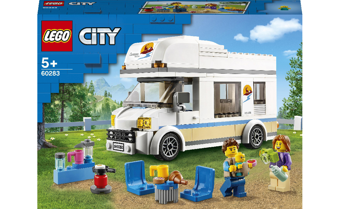 Вирушайте у відпустку разом з набором LEGO City Канікули в будинку на колесах​ 60283. 
