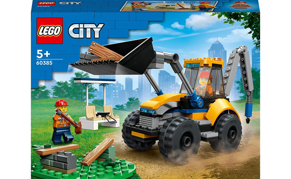 Екскаватор - незамінний у Лего-Сіті транспорт, адже у місті постійно щось будується, а автомобіль допомагає перевозити важкі предмети або рити ями.