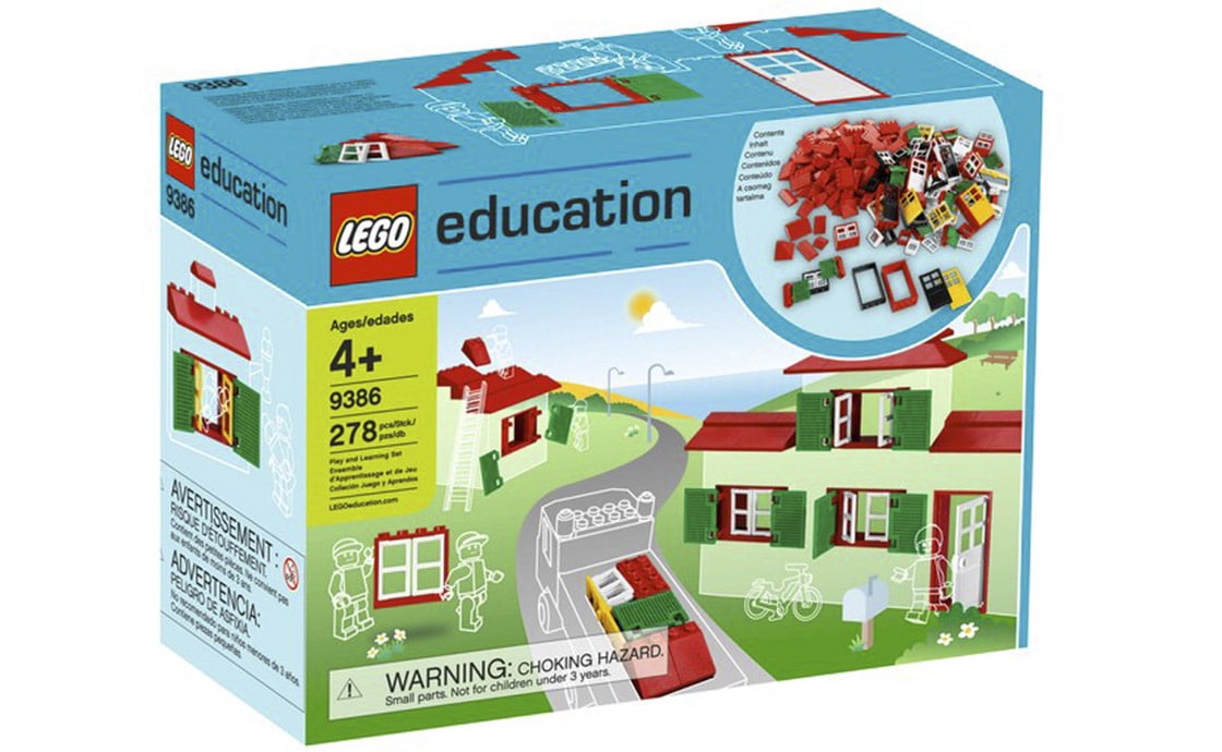 Вікна, двері та черепиця для даху LEGO® (9386)
