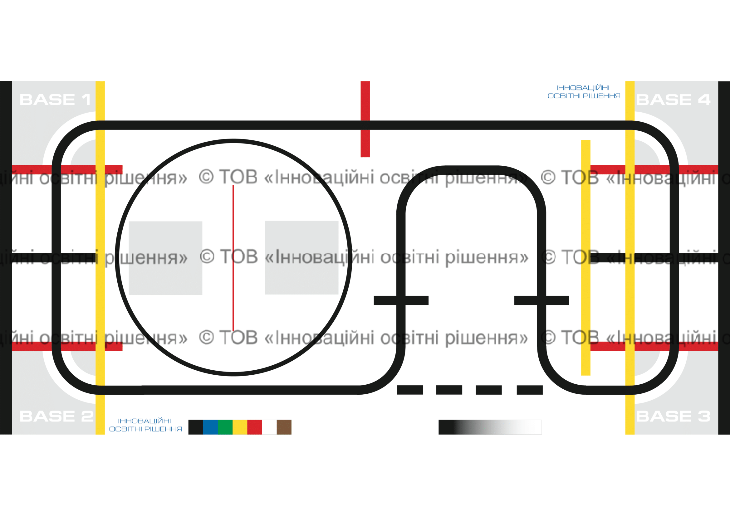Поле для робототехніки SchoolRobot