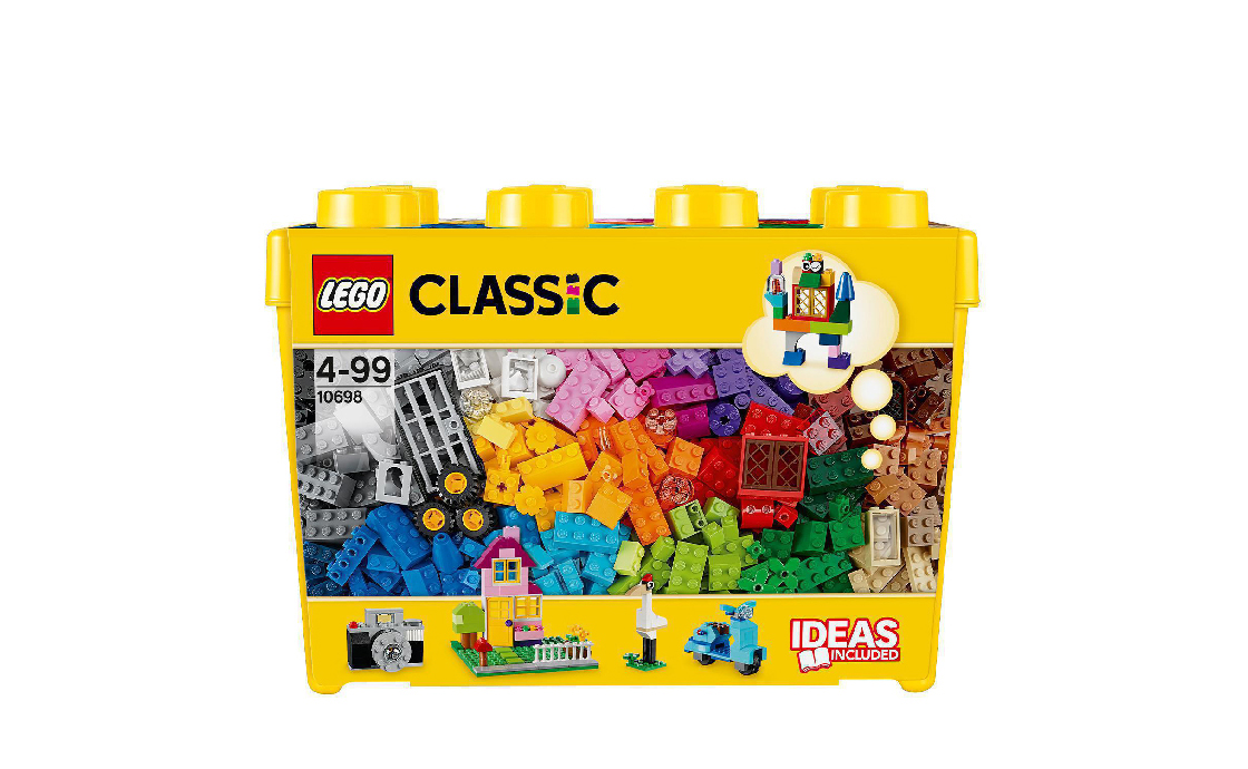 Коробка кубиків LEGO для творчого конструювання, великого розміру (10698)