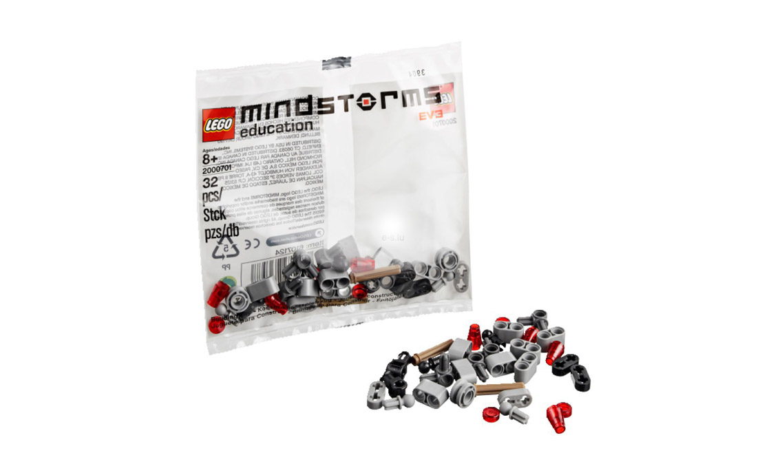 Набір з запасними частинами LME №2 (містить деталі для Ресурсного набору EV3 (45560), Базового набору NXT (9797) і Ресурсного набору NXT (9695). (2000701)