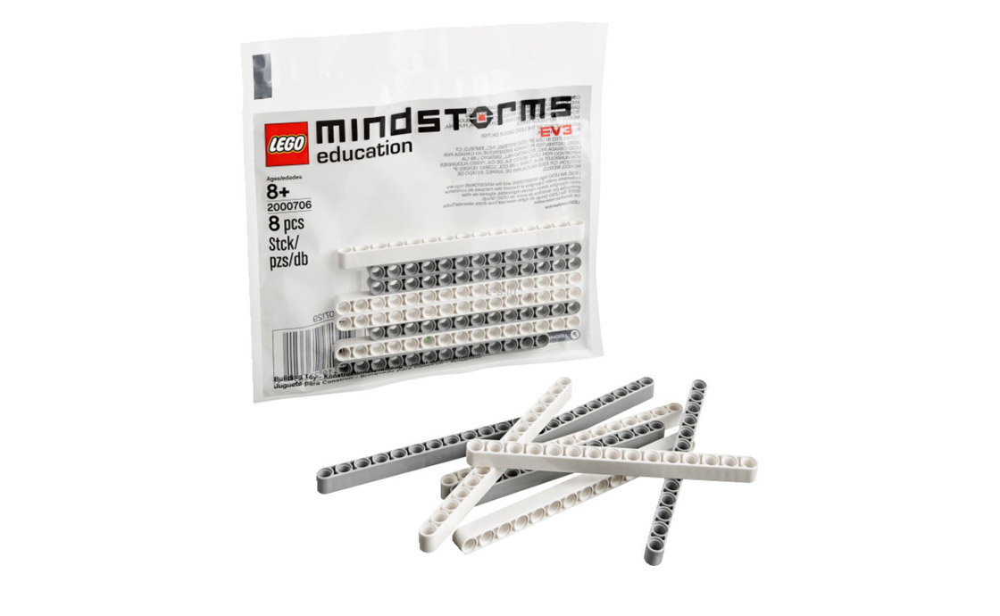 Набір з запасними частинами LME №7 (містить деталі для Базового набору LME EV3 (45544), Ресурсного набору LME EV3 (45560), Базового набору LME NXT (9797) і Ресурсного набору LME NXT (9695). (2000706)