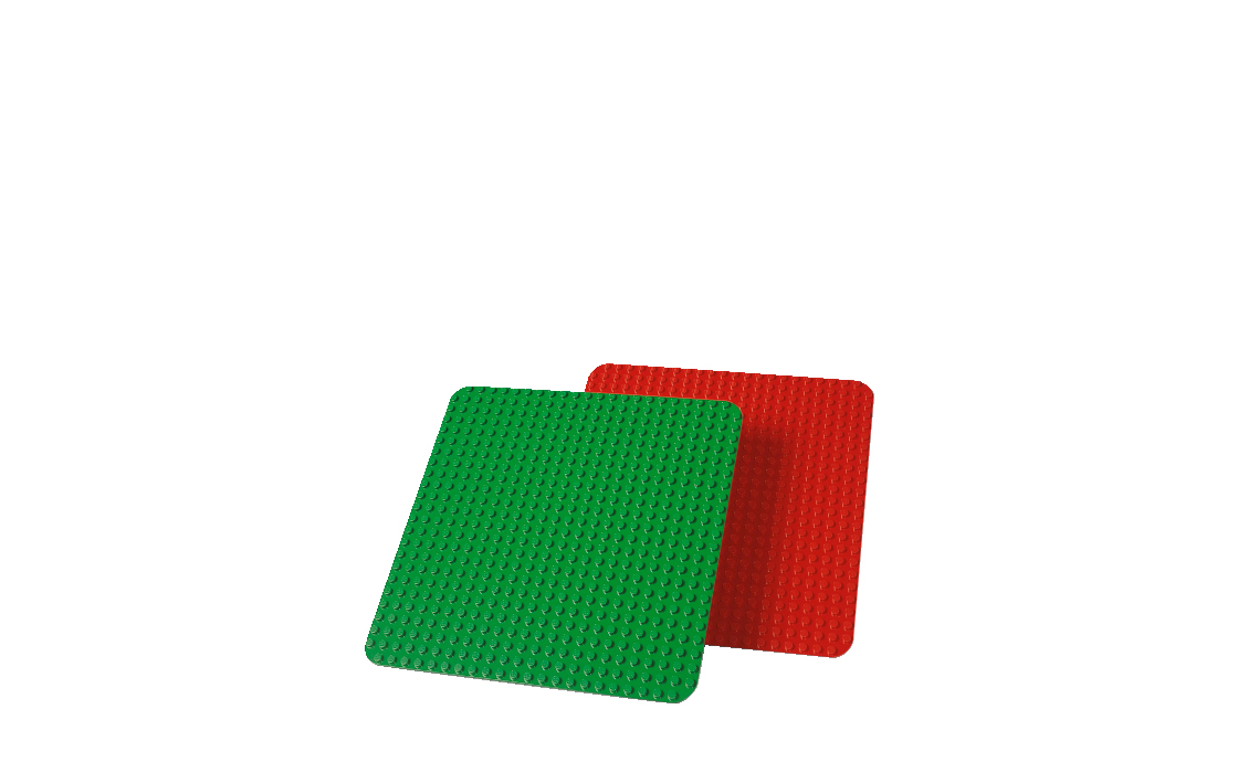 Великі будівельні пластини (2 шт) LEGO® DUPLO® (9071)