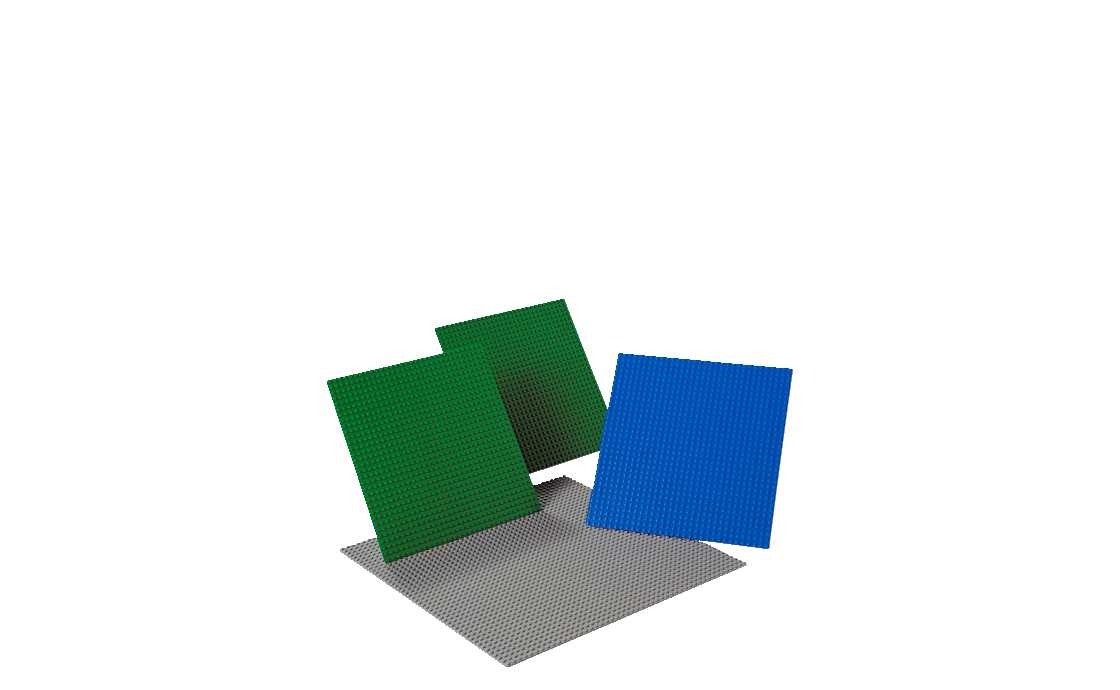 Великі будівельні пластини (4 шт) LEGO® System (9286)